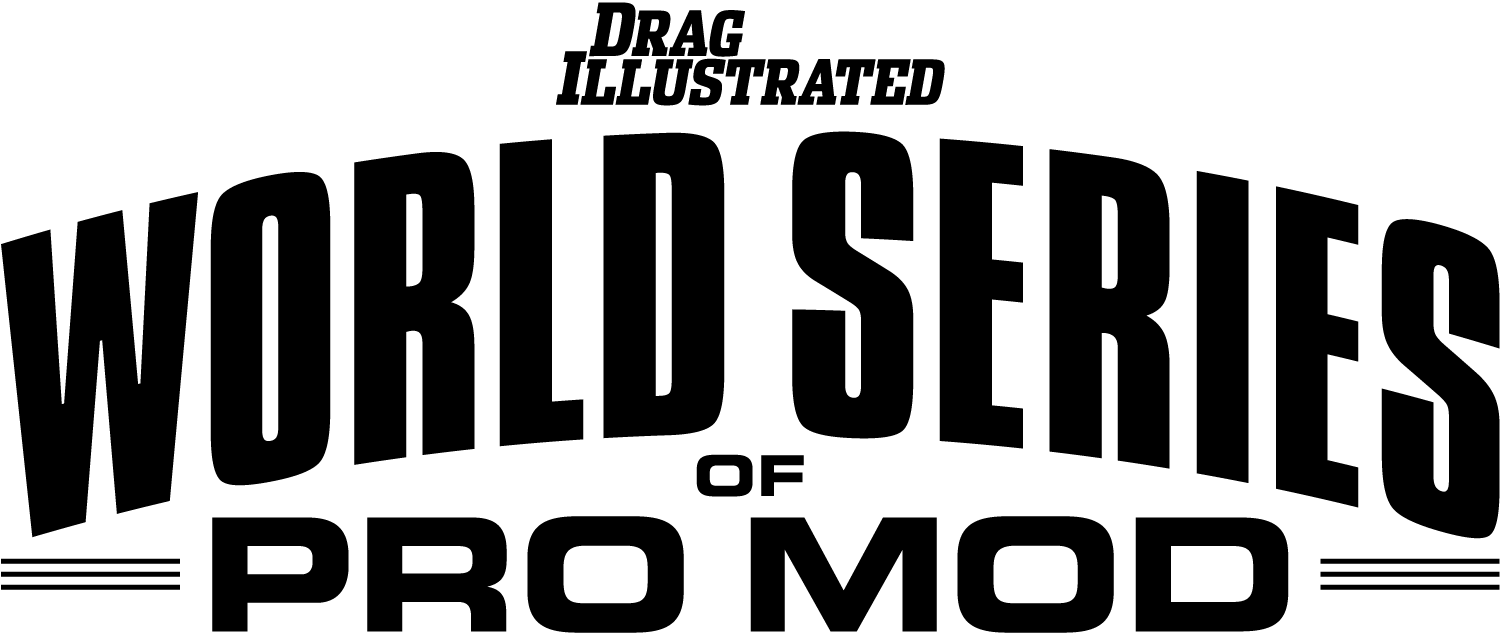 World Series of Pro Mod logo, ONE COLOR / BLACK