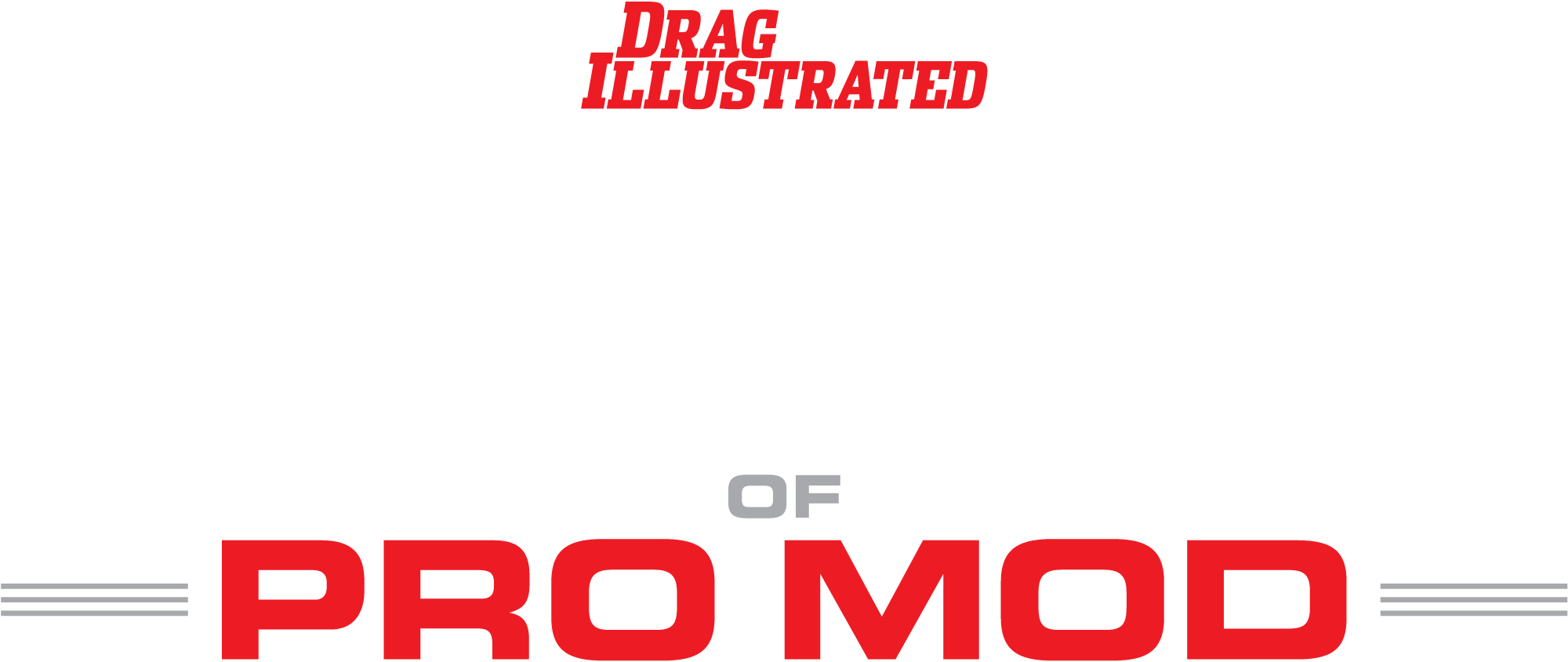 World Series of Pro Mod logo, FULL COLOR / DARK BACKGROUNDS