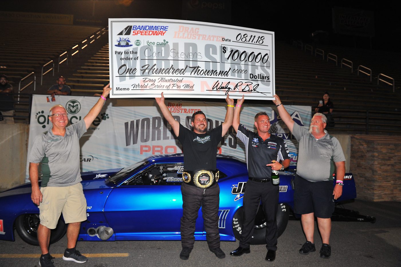 CARL STEVENS JR., 2018 World Series of Pro Mod champion