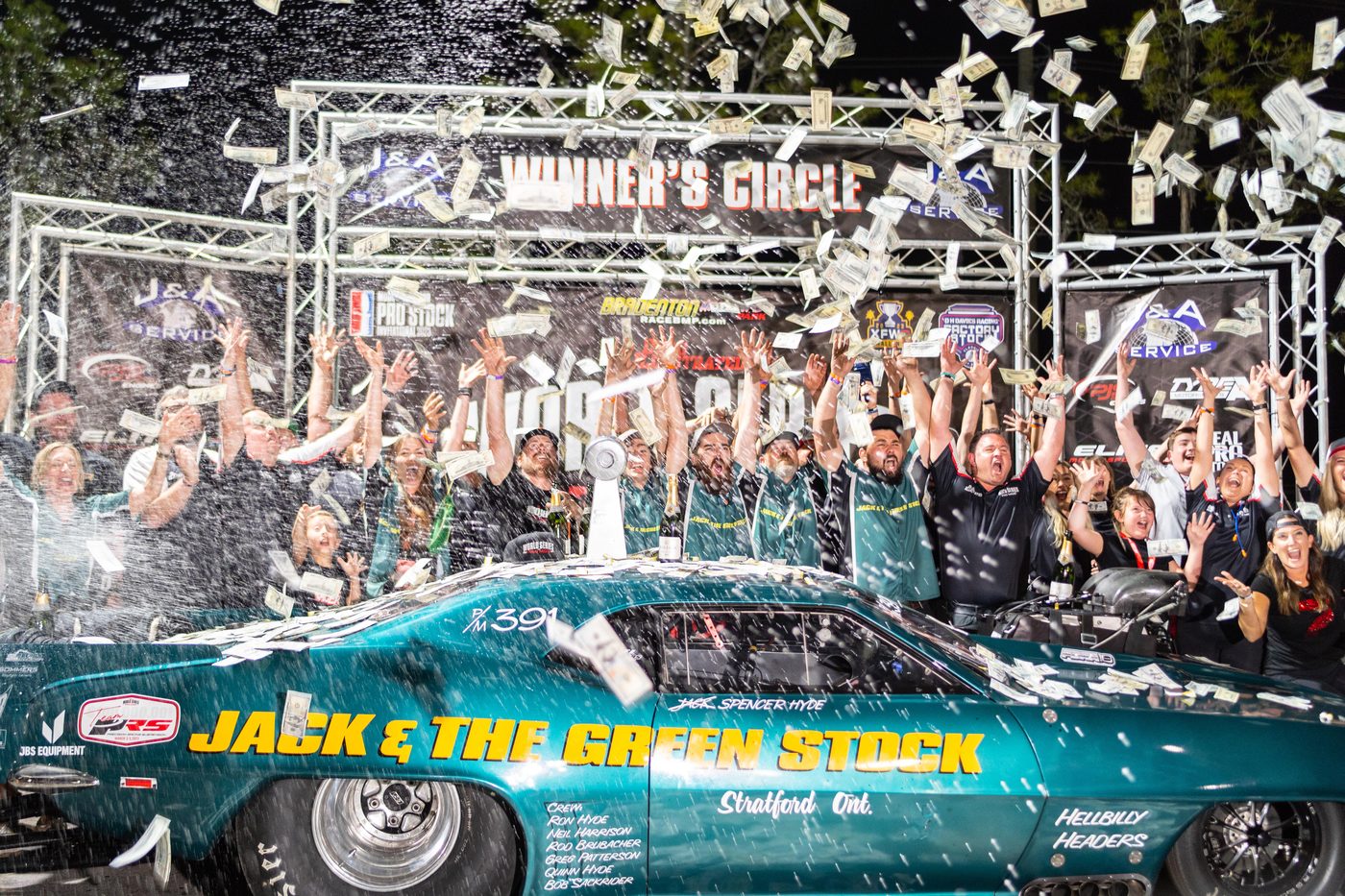 SPENCER HYDE, 2023 World Series of Pro Mod champion